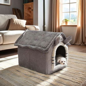 Wind Valley Kleines Hundewinterhaus Atmungsaktives Baumwoll-Quadrat-Schlafzelt für Hunde mit Einzelschicht - Product Image 2