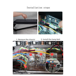 Nueva Tira de Luces LED para Patinete Eléctrico <span class=keywords><strong>M365</strong></span>/<span class=keywords><strong>Pro</strong></span>/<span class=keywords><strong>Pro</strong></span> 2/1S, Decorativa, de Seguridad para Ciclismo Nocturno, Acrílica, LED de 1m, Estroboscópica - Product Image 3