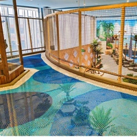 Gran Parque Infantil de Cuerdas Tejidas para Interiores, Equipo de Juego para Niños, Centro de Entretenimiento Familiar, Área de Juegos para Centros Comerciales