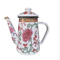 Théière en métal moderne, capacité 1,5 L, pour restaurants et hôtels, design écologique