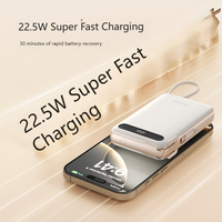 DLP2228B/93 Magnetische Dual-Line Mini Kompakte und Tragbare 22,5W Schnellladung 20000mAh 2-in-1 Schnell-Ladegerät Powerbank