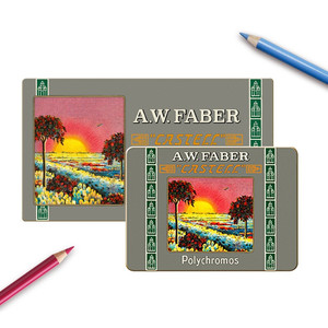 Crayons de couleur à base d'huile Faber-Castell (en coffret métallique) Édition du 111e anniversaire Crayons pour l'<span class=keywords><strong>art</strong></span> et le dessin - Product Image 5