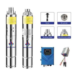 QNQ <strong>PUMP</strong> Bomba De Agua Sumergible <strong>Solar</strong> 500W 42-100V <strong>Solar</strong> Borehole <strong>Submersible</strong> Water <strong>Pump</strong> System for Agriculture - Product Image 3