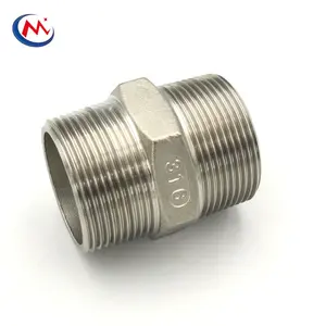 Premium Manufacturer Stainless Steel 304 316 Pipe Fittings High Pressure 150lb Stainless Steel Casting Pipe Nipple