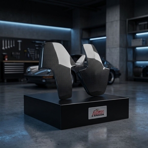Couvre-dossier de siège en fibre de carbone sèche AISKA G80, garnitures intérieures automobiles en carbone véritable pour BMW M3 G82 G83 M4 M8 F91 F92 F93 F97 F98 X3M X4M - Product Image 1