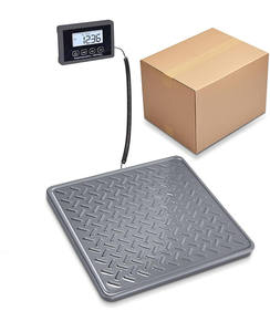 헤비 듀티 디지털 배송 우편 규모 440lbs 200kg 스테인레스 스틸 계량 플랫폼 가정 체중 바닥 스케일 - Product Image 1