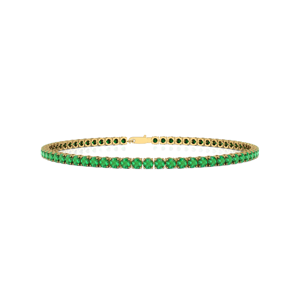 2026 14k Gold Natural 2mm Gemstone Classic Tennis <b>Bracelet</b> <b>Infinity</b> Design Stacking Fine Jewelry Gift Ivaan Jewels Third Party - Product Image 4