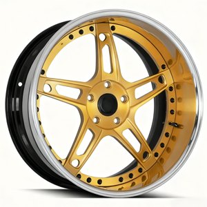 Cerchi in Lega Forgiati Bku <span class=keywords><strong>2</strong></span> Pezzi 6x139.7 per Cadillac Escalade V Cybertruck Tahoe Hummer Ev Personalizzati Neri 24 Pollici a Profilo Ribassato - Product Image 5