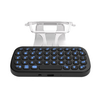Clavier sans fil DOBE TP5-0556S pour manette PS5 avec rétroéclairage, clavier externe PS5 pour SONY avec clip pour chat vocal