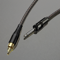 Câble audio DAJIANG OEM 3,5 mm Jack coaxial RCA mâle 3,5 mm à angle droit de 90 degrés vers 2 RCA 1 m pour TV, smartphone, ordinateur portable