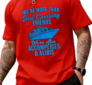 Camiseta divertida para amigos de crucero, compañeros de viaje, alibis, camiseta a juego para mejores amigos en viaje de crucero - Product Image 3