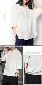 เส้นด้ายย้อมผ้าลินินสีทึบ15*15 150สำหรับเสื้อเชิ๊ตผ้า100% สีขาวธรรมดาสีขาวล้วนบรรจุภัณฑ์ตามสั่ง - Product Image 6