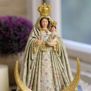 Productos en Stock, Estatuas Religiosas Católicas de Resina, Adorno Cristiano Católico Sagrado, Virgen María, Estatua de Nuestra Señora de 16 cm de Alto - Product Image 3