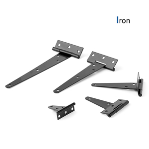 Sắ<span class=keywords><strong>t</strong></span> <span class=keywords><strong>T</strong></span> Hình Dạng Màu Đen 2-8Inch Bản Lề Dài Cho Đồ Nội Thấ<span class=keywords><strong>t</strong></span> Cửa <span class=keywords><strong>T</strong></span>ủ Ngực Barn Cửa Bản Lề Hàng Rào Cổng Bản Lề Cho Sân Sau Vườn - Product Image 2