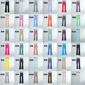 Vêtements Athleisure pour Femmes, Ensembles de Yoga, Ensemble 2 Pièces Côtelé Sans Couture pour Femmes, Tenues de Sport à Taille en V, Vêtements de Sport Sculptants, Fournisseur - Product Image 4