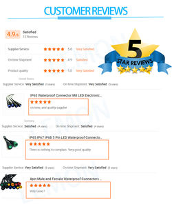 Kabel ekstensi konektor, M8 2-6Pin tahan air IP65 tembaga Pria Wanita Mini listrik untuk Kit Display Ebike - Product Image 6