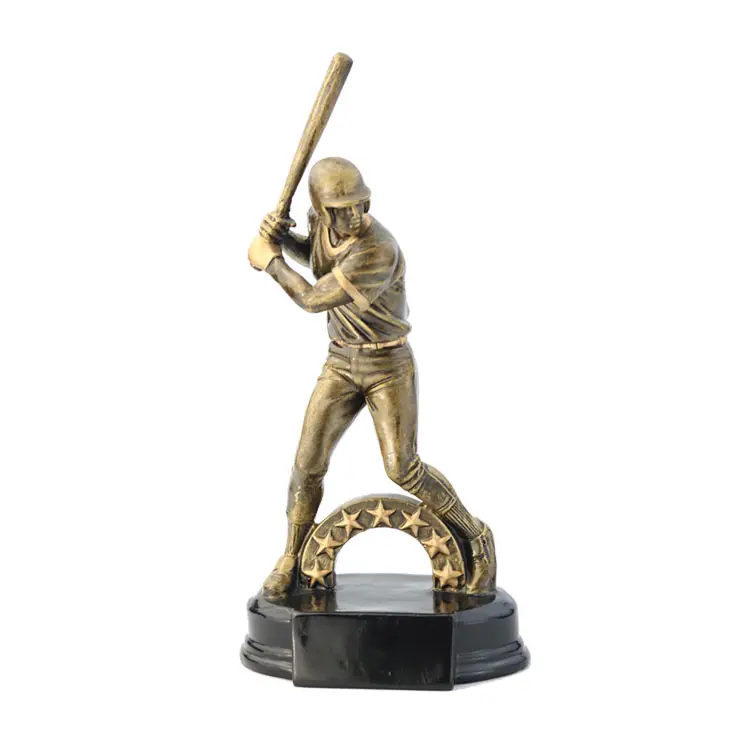 Trophée de championnat de baseball Résine Artisanat Trophée Personnalisation