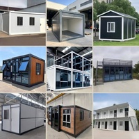 Casa Prefabricada de Alta Calidad, Casas Contenedor, Casa Modular en Paquete Plano, Fácil de Ensamblar, Casa Móvil Portátil Pequeña en Venta