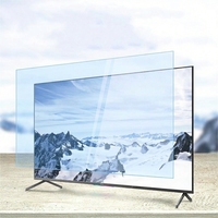 PET Anti-Blaulicht Fernsehbildschirmschutz Blaulichtschnittfilter Anti-Blitz-Monitorfolie mattierte Anti-Fingerabdruck 50-Zoll Fernsehfolie