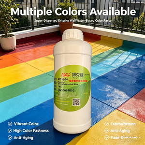 Pâte de couleur concentrée à base d'eau, spéciale pour la peinture plastique, haute concentration en pigments, vente directe d'usine - Product Image 5