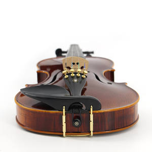 Violín Profesional 4/4 Modelo TL004-2 con Arco Octogonal de Ébano, Pícea de Grado Superior con Veteado Flameado Natural y Arce, Personalizable - Product Image 5