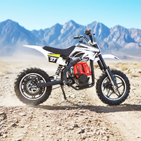 Mini moto tout-terrain à essence 49cc 4 temps refroidie par air pour enfants, démarrage par lanceur, freins à disque, transmission par chaîne, pneus 2.50-10, 60 km/h, selle 600 mm
