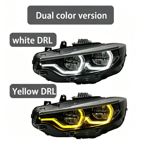 Conjunto de faros delanteros modificación M4 GTS con luz diurna amarilla tipo cuchara, compatible con BMW Serie 4 F32 F82 F36 2013-2020 - Product Image 4
