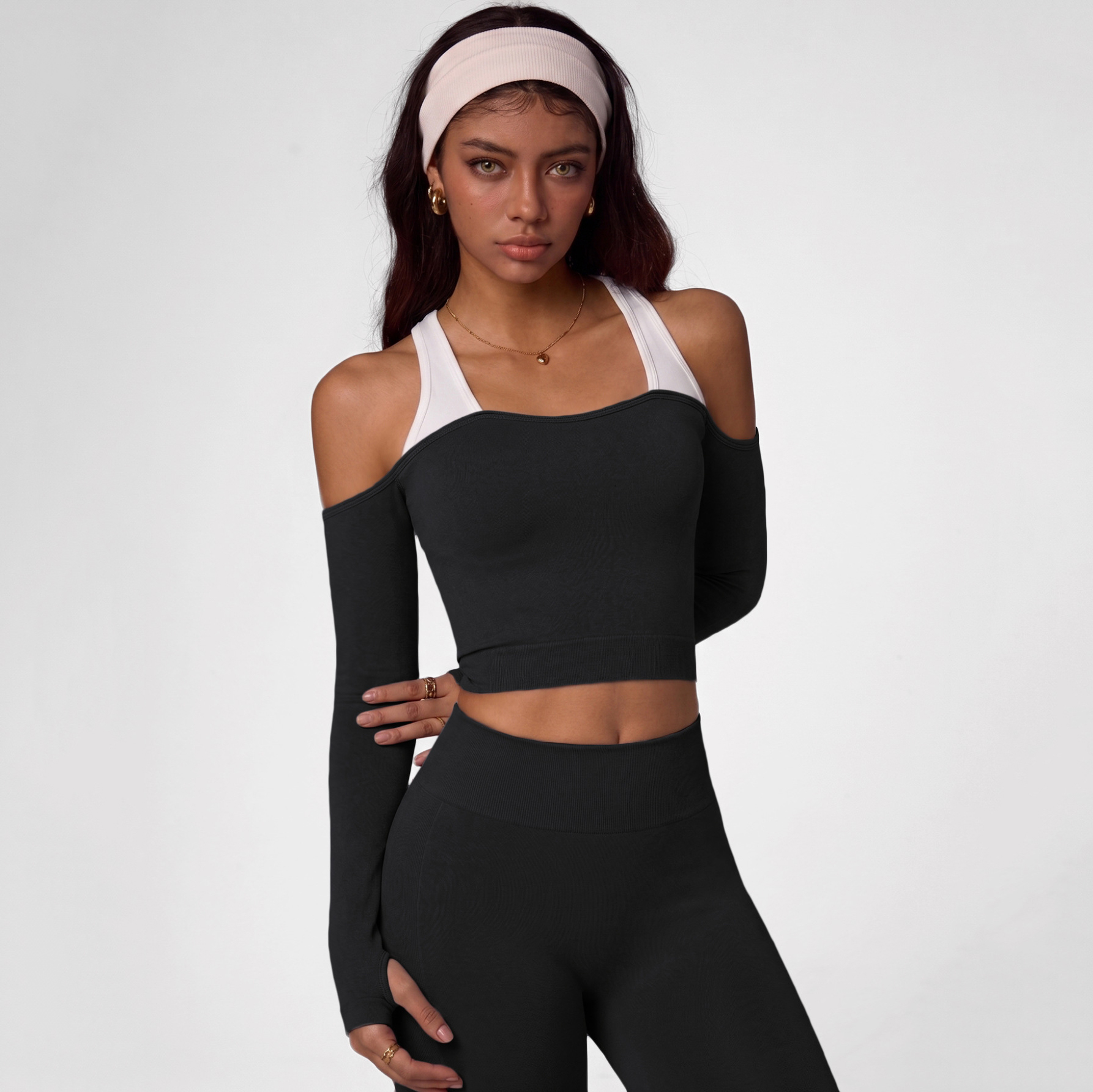 Long Sleeve Summer Lightweight Yoga Top for Women Breathable Quick Dry Slim Fit Sports Shirt