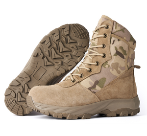 DFB0425 Winter <b>fleece</b> Camouflage tactical <b>boots</b> - Product Image 1