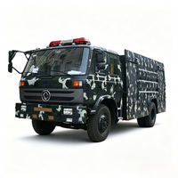 Camion de pompiers forestier 4x4 camouflage Dongfeng Chine, 8 tonnes, réservoir d'eau de 8 000 litres