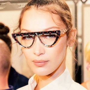 Lunettes de soleil œil-de-chat vintage de luxe pour femmes avec logo personnalisé, motif léopard, protection UV400, ovales, Nouveautés 2020 - Product Image 1