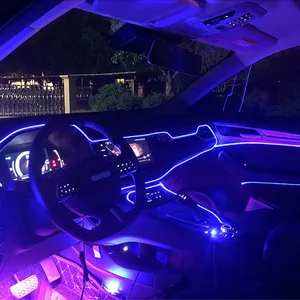 Proyektor Mobil LED Angel Eyes, Lampu Siang Hari, Lampu Proyektor Mobil untuk Suzuki Ertiga 2020, Aksesori Mobil Lampu Suasana Serat Optik