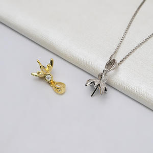 Accesorio de Plata S925 para DIY, Colgante Femenino con 10-11 Perlas, Cadena Vacía para Joyería, Diadema, Sombrero, Collar, Cubre Imperfecciones - Product Image 3