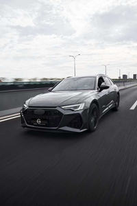 Pare-chocs de voiture compétitif pour 2019 <span class=keywords><strong>Audi</strong></span> <span class=keywords><strong>A6</strong></span> mise à niveau vers RS6 accessoires de voiture lèvre avant diffuseur de lèvre arrière jupes latérales - Product Image 3