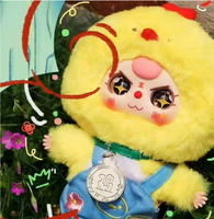 Lot de 6 figurines unisexes en vinyle et peluche, série Zodiaque Chinois V2, échelle 1/6, boîte surprise, pour bébés, avec porte-clés décoratif