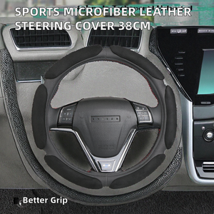 <span class=keywords><strong>Volant</strong></span> <span class=keywords><strong>de</strong></span> direction universel en fibre <span class=keywords><strong>de</strong></span> carbone <span class=keywords><strong>haut</strong></span> <span class=keywords><strong>de</strong></span> <span class=keywords><strong>gamme</strong></span> 2026NEW, 4 branches, 38 cm, prise en main améliorée, confort, cousu à la main, prix d'usine - Product Image 2