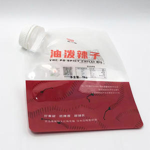 Bolsa de Plástico PE de 1 kg con Boquilla y Tapa Grande para Salsa Capsicol y Otros Alimentos Líquidos - Product Image 3