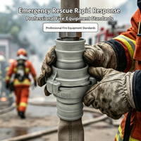 Raccords de pompier haute pression en gros, raccord d'incendie professionnel de style russe, connecteur rapide pour tuyau d'incendie de 2 pouces