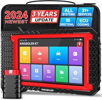 Escáner de Diagnóstico Automotriz Bidireccional KINGBOLEN K7 2026 de 12V con Codificación ECU, Más de 28 Funciones de Reinicio, Lector de Códigos, SDK Combinado para Sistemas Completos