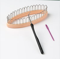 En gros, Ensemble de machines à tricoter manuelles DIY faites à la main, chausse-pieds, crochets et aiguilles à tricoter en acier inoxydable