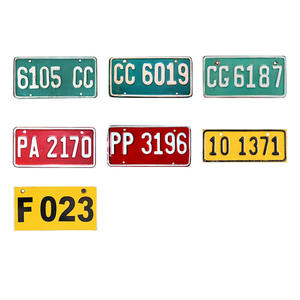 Placas de Matrícula de Nicaragua Personalizadas en Relieve, Placas de Aluminio para Automóviles con Sublimación en Blanco - Product Image 3
