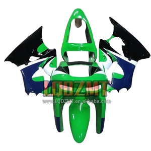 Bodys para <span class=keywords><strong>KAWASAKI</strong></span> <span class=keywords><strong>NINJA</strong></span> ZX 6R 636 6 R 600CC <span class=keywords><strong>600</strong></span> CC ZX6R 98 99 36LQ.50 Verde Negro ZX-6R ZX636 ZX600 ZX-636 <span class=keywords><strong>1998</strong></span> 1999 carenados - Product Image 1