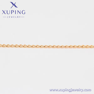 A00859447 xuping gioielli all'ingrosso Royal <span class=keywords><strong>Vintage</strong></span> elegante e bella collana coppia placcata oro 18 carati - Product Image 4