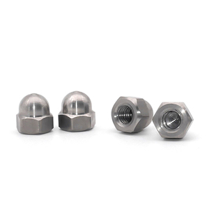 M6 M8 TC4 Grade2 Grade5 Gr2 Gr5 Aleación de titanio Color anodizado Hexágono Tuerca abovedada Tuerca <span class=keywords><strong>Acron</strong></span> DIN1587 - Product Image 6