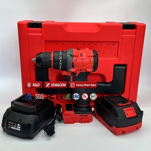 <span class=keywords><strong>Kit</strong></span> Combinado de <span class=keywords><strong>Taladro</strong></span> Inalámbrico sin Escobillas Compatible con Baterías Milwauk <span class=keywords><strong>M18</strong></span> y Makita de 18 V para Uso en Reparaciones de Taller y Garaje - Product Image 1