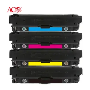 ACO טונר מחסנית צבע CF360X CF361X CF362X CF363X 508X תואם עבור HP M552 M553 MFP M577f סיטונאי לגייס סוכנים