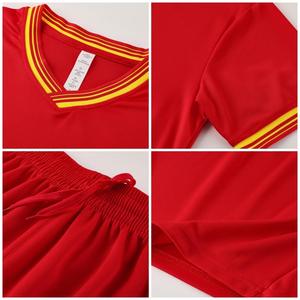 T-Shirt Sportiva da Uomo Senza Marca, Scollo a V, Asciugatura Rapida, Traspirante, 100% Poliestere Elasticizzato, Manica Corta per Allenamento e <span class=keywords><strong>Calcio</strong></span>, Estiva - Product Image 2