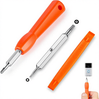 Outil tournevis double embout T6 T15 pour sonnette vidéo avec acier allié, remplacement de la caméra, changement de batterie, réinitialisation du mot de passe Wifi