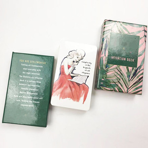 Cartas de <span class=keywords><strong>Tarot</strong></span> francesas personalizadas para diseñador Alice Love Linen Impresionante lámina de sabiduría Cartas de <span class=keywords><strong>Tarot</strong></span> francesas a granel japonesas - Product Image 1