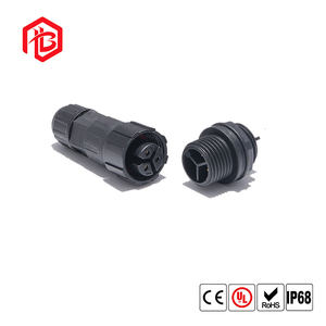 M16 kunci sekrup 2 + 3 Pin, konektor tahan air IP68 hibrida sinyal daya kontak tembaga UNTUK PCB/FPC dan sistem tenaga surya - Product Image 4